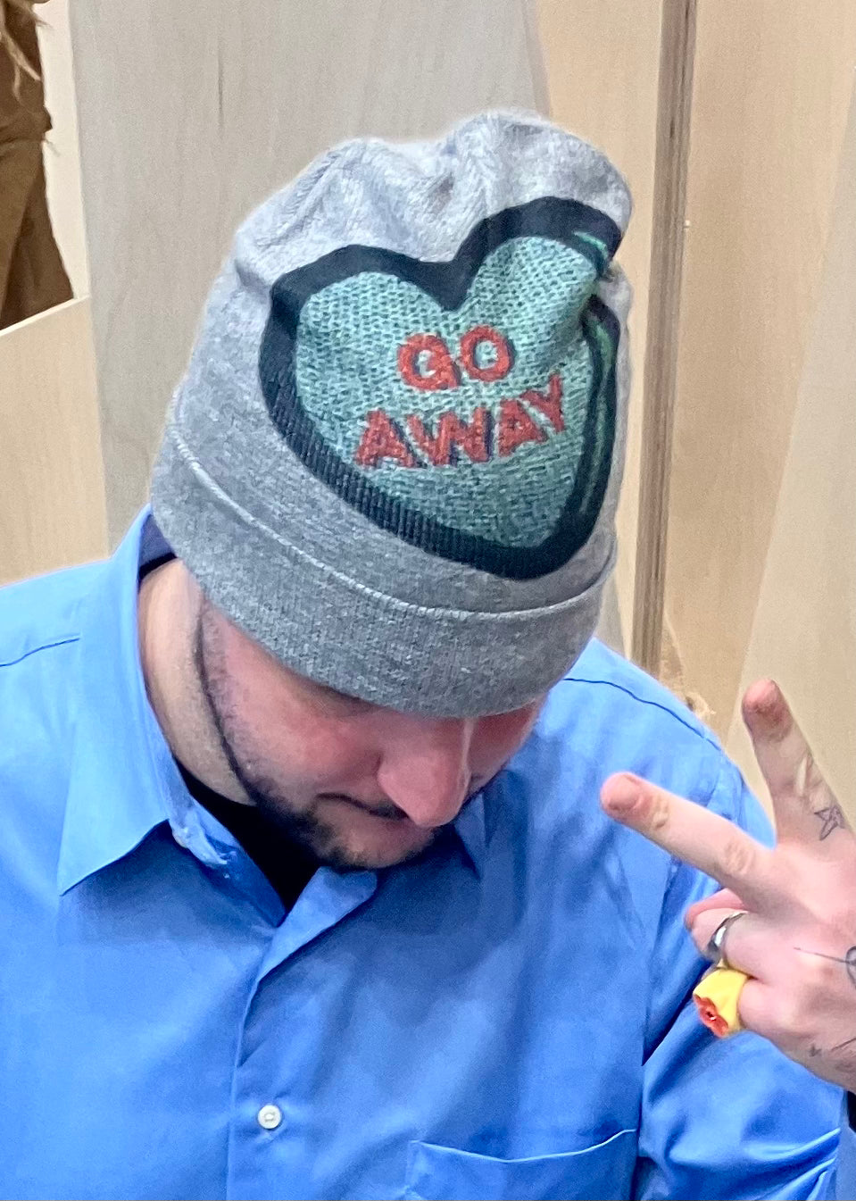 Embroidered trucker hat