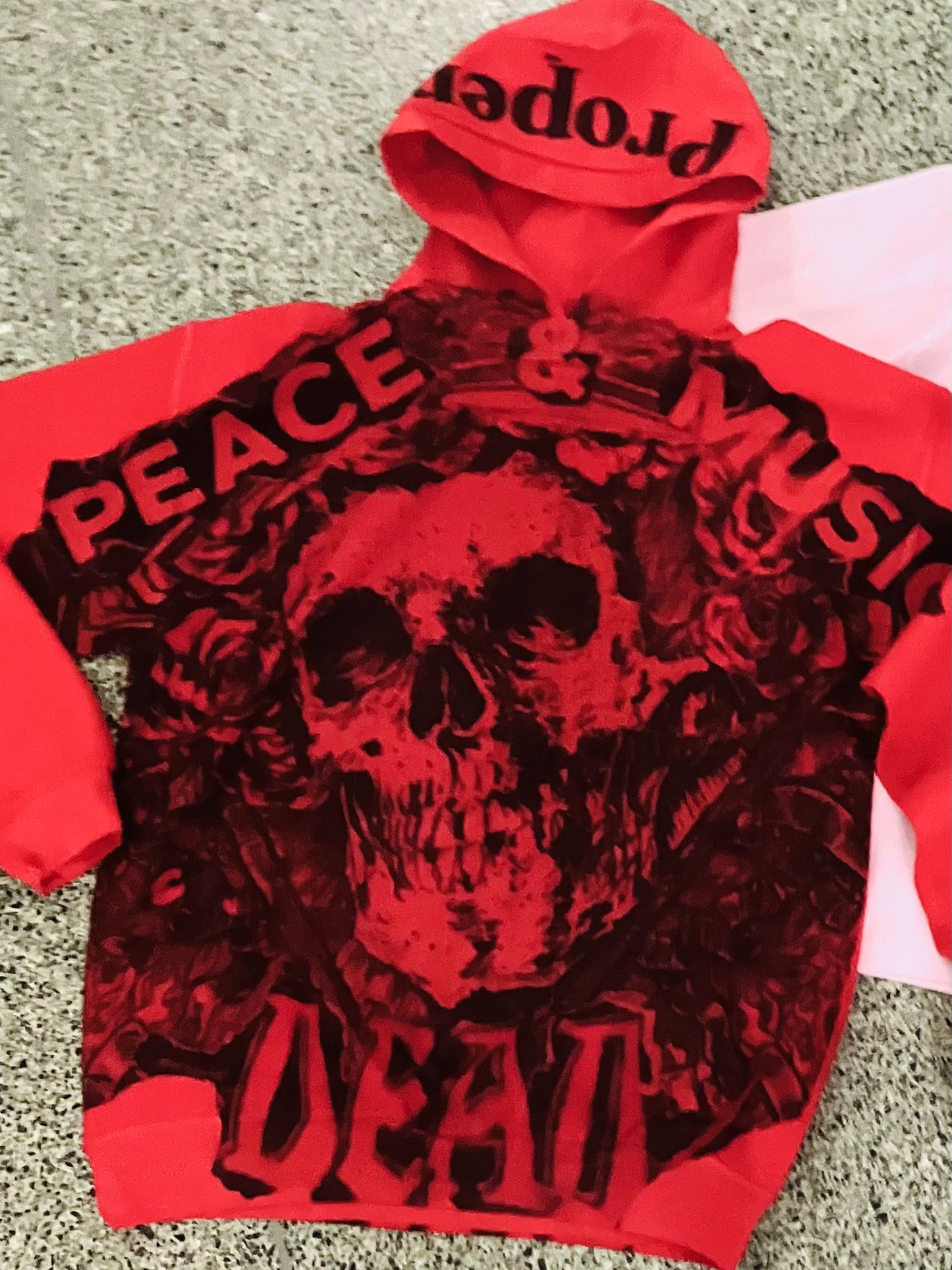 One of a kind Custom reversible sweatshirt