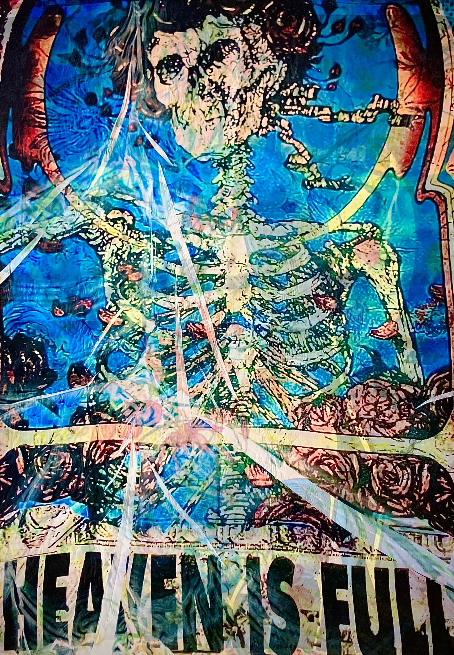 Limited Edition Heaven is Full 20 x 30 satin tour poster