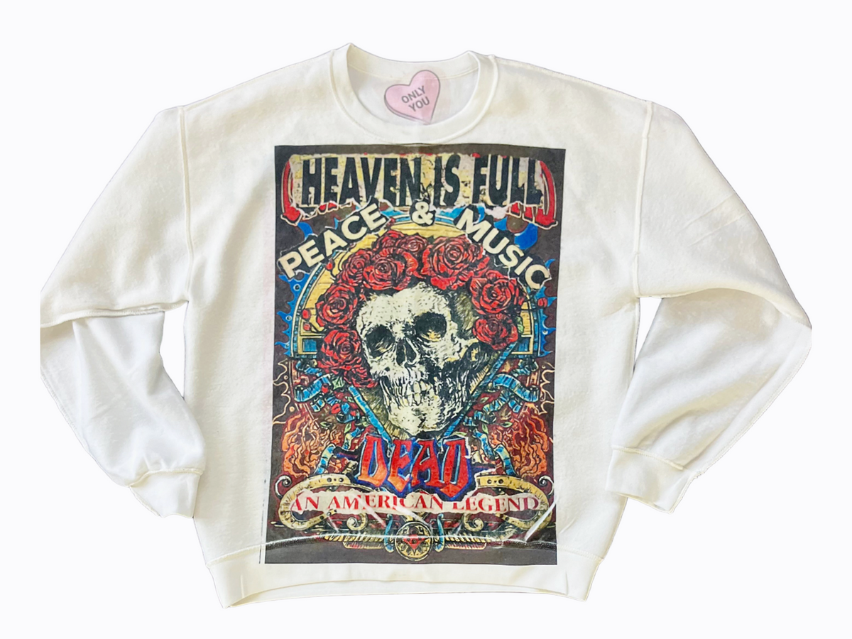 AMERICAN/HEAVEN CREW NECK SWEATSHIRT