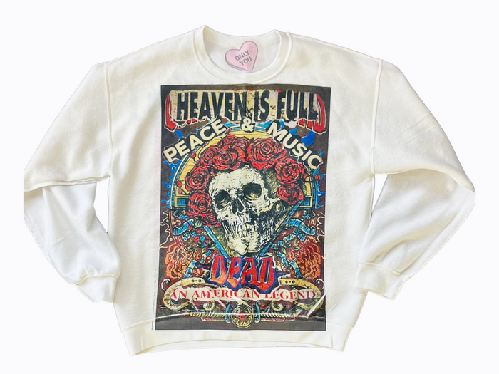 AMERICAN/HEAVEN CREW NECK SWEATSHIRT