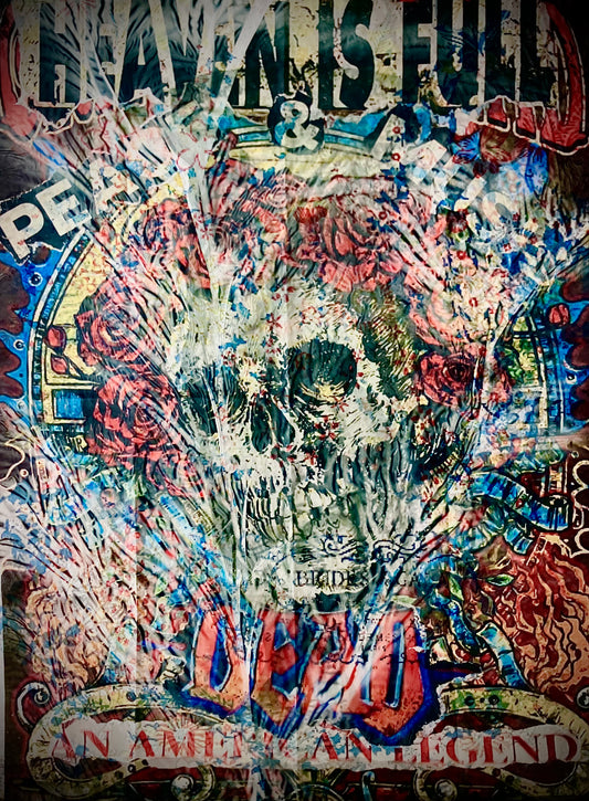 Limited Edition American legend 20 x 30  satin tour poster