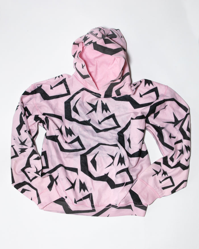 KMG LOGO ALL OVER HOODED SWEATSHIRT