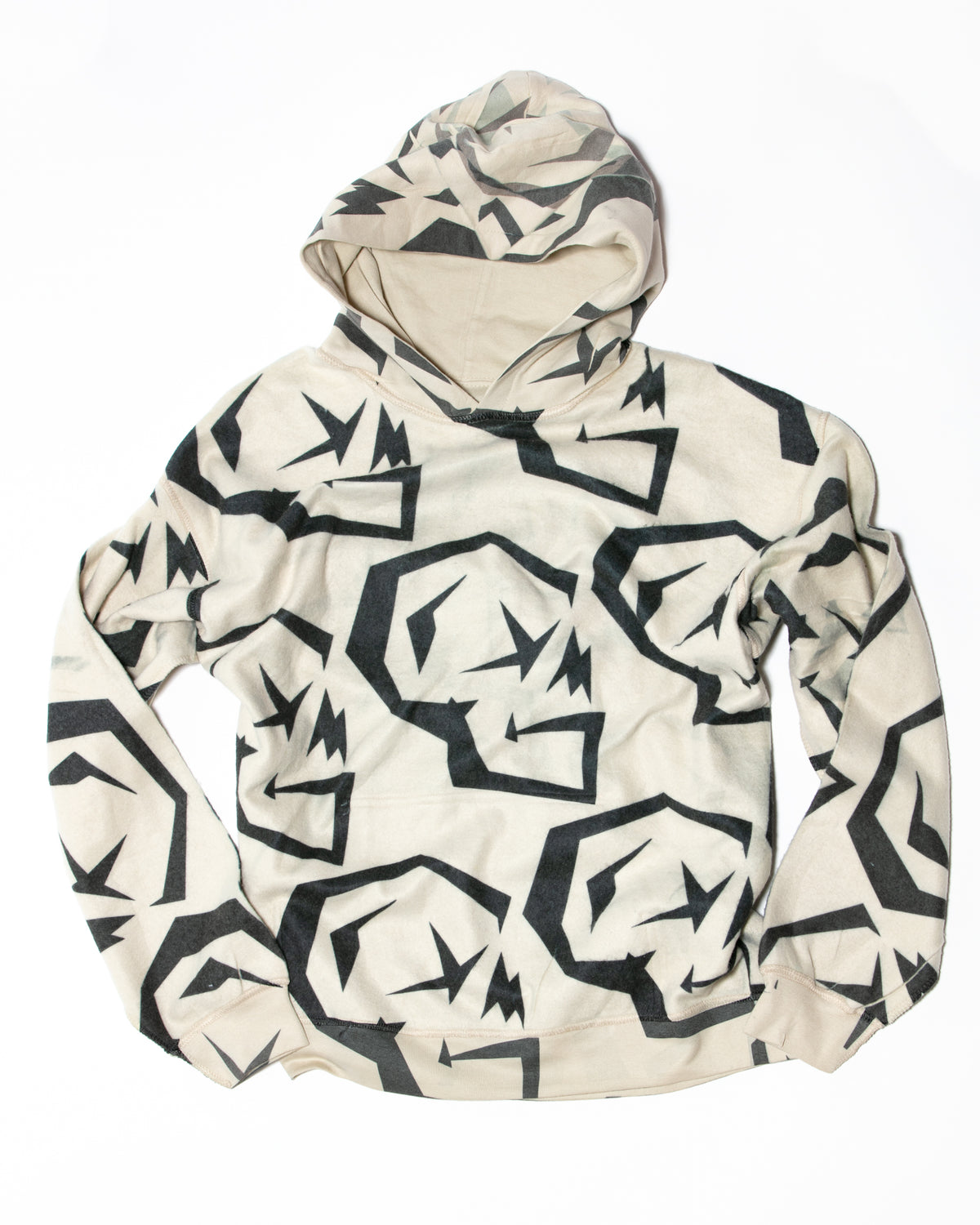 KMG LOGO ALL OVER HOODED SWEATSHIRT